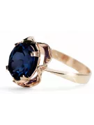 Ring Sapphire Original Vintage 14K Rose Gold Vintage vrc206r